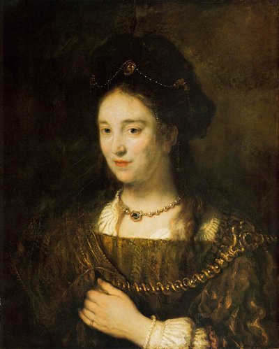 Saskia van Uylenburgh door Rembrandt van Rijn